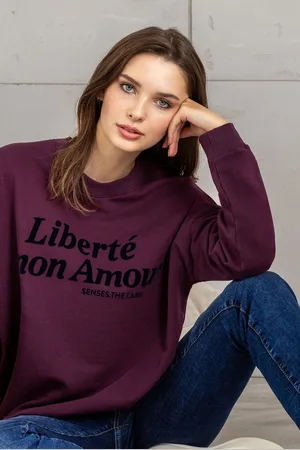 SENSES THE LABEL Sweater mit Baumwolle