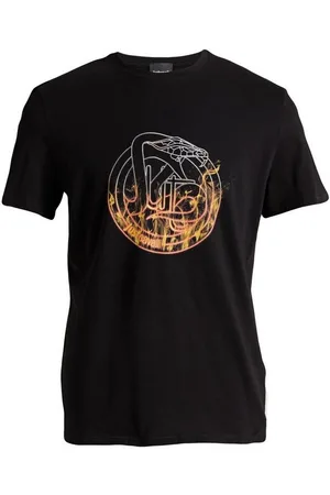Roberto Cavalli Print-Shirt Herren T-shirt, Kurzarm Herren T-Shirts. - Verkäufer: evoox