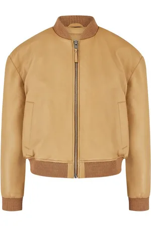 Bolongaro Lederjacke MINIMAL BOMBER Gerippter Halsausschnitt, superweiches Leder, Reißverschluss vorne - Verkäufer: GoJungo GmbH
