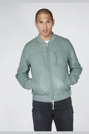 Bolongaro Lederjacke CLASSIC BOMBER Reißverschlusstaschen, superweiches Leder, gerippter Kragen - Verkäufer: GoJungo GmbH