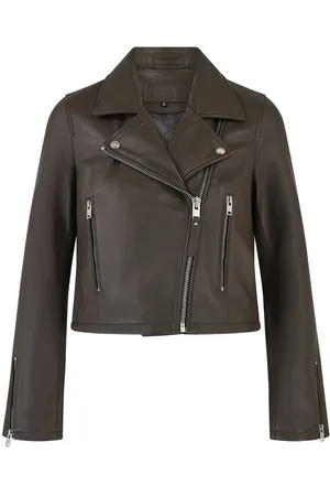 Bolongaro Bikerjacke MINIMAL BIKER Asymmetrischer Vorderverschluss, Reißverschlusstaschen - Verkäufer: GoJungo GmbH