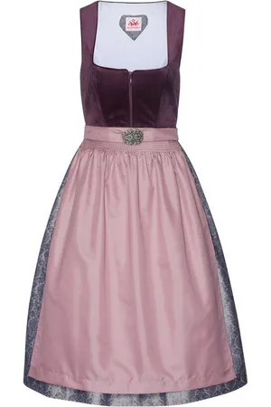 SPIETH & WENSKY Dirndl Samt Midi-Dirndl Elli - Verkäufer: Frankonia