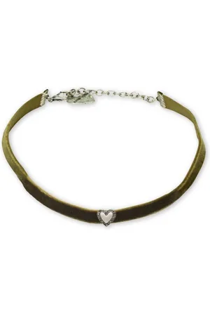 Alpenflüstern Kette mit Anhänger Kropfband - STRASS-HERZ - - Verkäufer: Alpenwahnsinn Tracht & Lifestyle