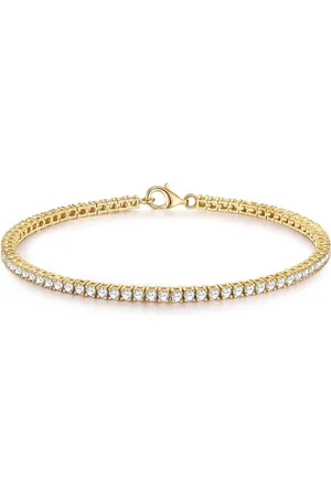 Trilani Silberarmband gelbgold, mit Zirkonia - Verkäufer: Juvalia