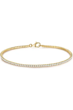 Trilani Silberarmband gelbgold, mit Zirkonia - Verkäufer: Juvalia