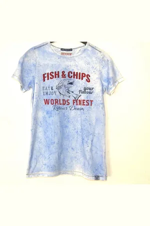Retour Kurzarmshirt Fish & Chips - Verkäufer: Chic & Fein für Groß und Klein