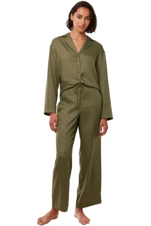 Triumph Homewearhose Silky Sensuality Trousers mit Monogram-Jaquard