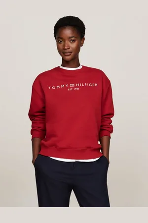 Tommy Hilfiger Sweatshirt MDRN REG CORP LOGO C-NK SWTSHRT mit Logoschriftzug
