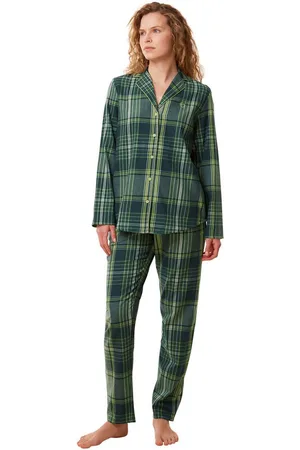 Triumph Pyjama Boyfriend PW X Checks (Set, 2 tlg) bequem und stilvoll