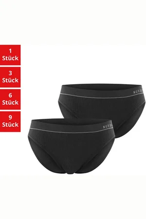 Nur Die Slip Retro Damen (1er/3er/6er/9er Pack, 18-St) unterhose unterwäsche basic - Verkäufer: HBOD