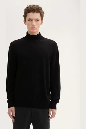TOM TAILOR Strickpullover Basic Rollkragenpullover mit Logo Stickerei - Verkäufer: TOM TAILOR