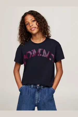 Tommy Hilfiger T-Shirt TOMMY DOT FOIL TEE SS mit Foliendruck