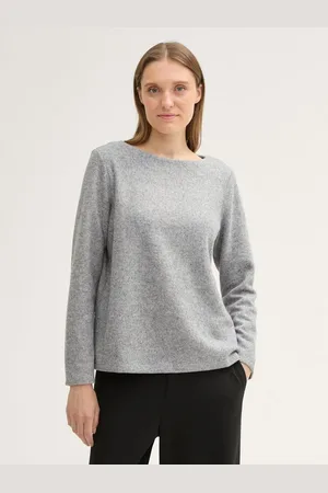 TOM TAILOR Sweatshirt Geripptes Sweatshirt - Verkäufer: