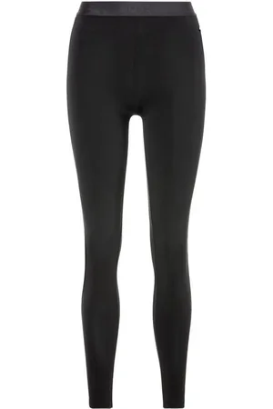 HUGO BOSS Leggings mit elastischem Logobund
