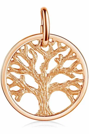 Materia Runder Anhänger Lebensbaum Rosegold vergoldet klein Ø14mm KA-88, Sterlingsilber, rosevergoldet - Verkäufer: Schmuck