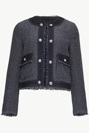 QS by s.Oliver Funktionsjacke Boucléjacke in Denim-Optik - Verkäufer: s.Oliver