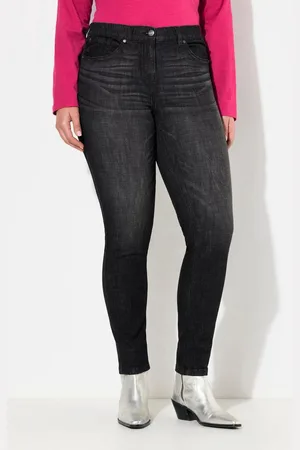 Ulla Popken Röhrenjeans Jeans Sarah Ziernähte schmales Bein Komfortbund - Verkäufer: Popken Fashion Group