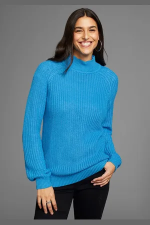 Laura Scott Strickpullover mit Stehkragen