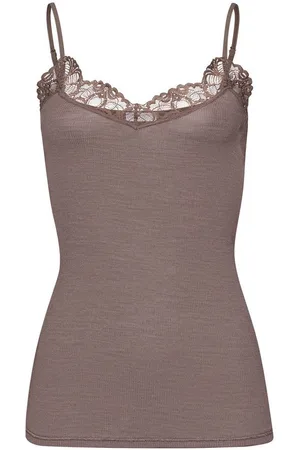 Hanro Spaghettitop Woolen Lace schmale träger Spaghetti-top - Verkäufer: HBOD
