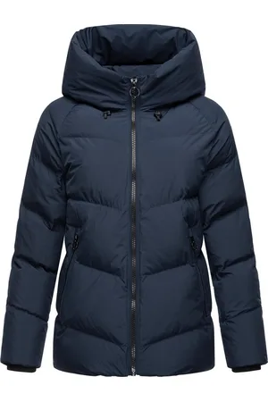 Ragwear Steppjacke Cessi Wasserdichte Damen Winterjacke mit großer Kapuze