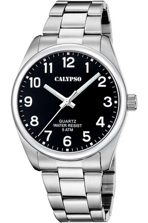 Calypso Quarzuhr Basic K5862/4, Armbanduhr, Herrenuhr, Edelstahlarmband, analog