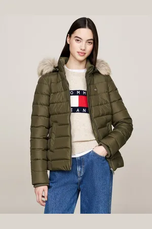 Tommy Hilfiger Steppjacke TJW BASIC HOODED DOWN JACKET EXT in Großen Größen, mit Kapuze