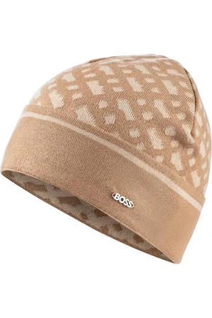 HUGO BOSS Beanie Lendia_hat im Jaquardmuster