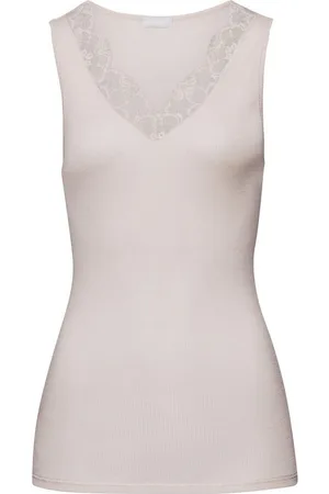 Hanro Trägertop Woolen Lace träger-top shirt ärmellos - Verkäufer: HBOD