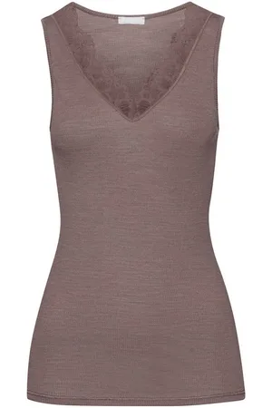 Hanro Trägertop Woolen Lace träger-top shirt ärmellos - Verkäufer: HBOD