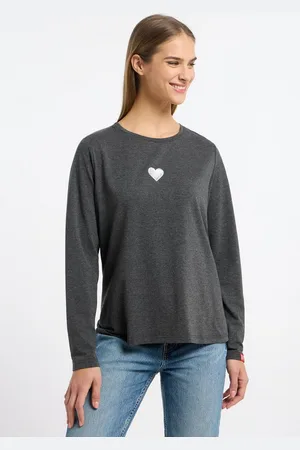 Frieda & Freddies Longsleeve Longsleeve Shirt mit dezenten Farbdetails - Verkäufer: heyconnect