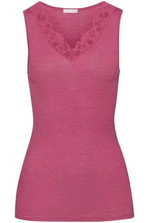 Hanro Trägertop Woolen Lace träger-top shirt ärmellos - Verkäufer: HBOD