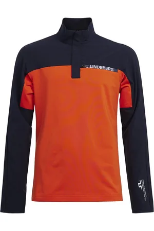 J Lindeberg Trainingspullover Golf Noah Golf Midlayer Herren (1-tlg) Schnelltrocknend I Lange Ärmel - Verkäufer: GFA Sports