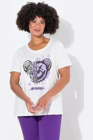 Angel of Style T-Shirt T-Shirt Boxy Fit Teddy-Motiv Halbarm - Verkäufer: Popken Fashion Group