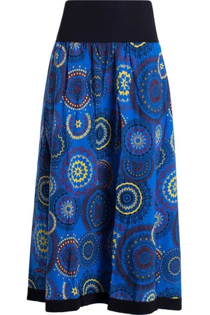 Vishes Maxirock Langer Damen Herbst-Rock Herbströcke Bunt mit Mandalas bedruckt Hippie, Festival, Boho Style - Verkäufer: - Alternative Bekleidung