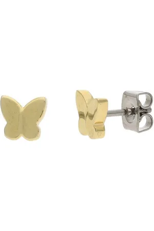 Boccia Paar Ohrstecker Kinderohrstecker Schmetterling 05076-02 Titan vergoldet (kein Set, 2-tlg., inkl. edelm Schmucketui) - Verkäufer: Juwelier-Bacak