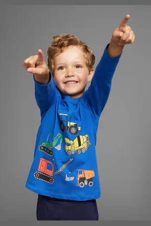 Kidsworld Langarmshirt Bagger, Baufahrzeuge für kleine Jungs