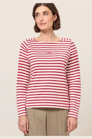Bianca Langarmshirt LOTTA in coolem Ringellook in aktueller Saisonfarbe - Verkäufer: