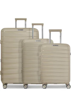 Franky Trolleyset London, 4 Rollen, (3-teilig, 3 tlg), Polypropylen - Verkäufer: WE LOVE BAGS