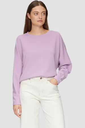 QS by s.Oliver Sweatshirt Sweatshirt aus Scuba mit Fledermausärmeln Teilungsnaht - Verkäufer: