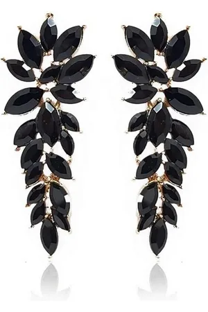 YouBella Ohrhänger-Set Kristalltropfen und Dangler Ohrringe Für Frauen & Mädchen (Inhalt der Packung: Paar Ohrringe x 1, Perfekt für besondere Anlässe & Office Wear), Vergoldet Modische künstliche Schmuck - Verkäufer: Infinity Prime DE