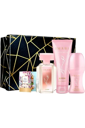 Avon Eau de Parfum IMARI NATURELLE EDT Spray 50 ml, Körperlotion, Deoroller, 5-tlg., Hochwertige Formel, Rosenwasser, Pfirsich und Moschus, Geschenkset. - Verkäufer: Cultzen