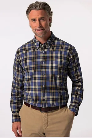 Boston Park Businesshemd Karo-Flanellhemd Langarm Comfort Fit - Verkäufer: Popken Fashion Group