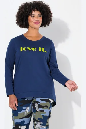 Angel of Style T-Shirt T-Shirt oversized LOVE IT Langarm - Verkäufer: Popken Fashion Group