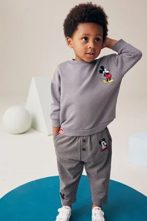 Next Sweatanzug Gestreifter Jogginganzug mit Mickey (2-tlg) - Verkäufer: Germany GmbH