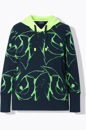 Laurasøn Sweatshirt Sweatpullover Kapuze Langarm allover Print - Verkäufer: Popken Fashion Group