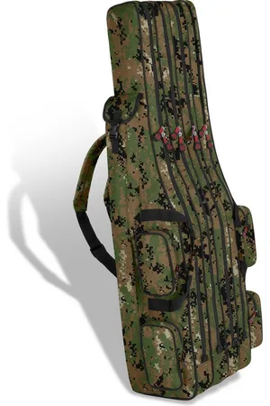 Normani Angelrutentasche Rutentasche Angeltasche „Quattro", Angelrutentasche mit 4 Kammern für 8 Ruten - Verkäufer: