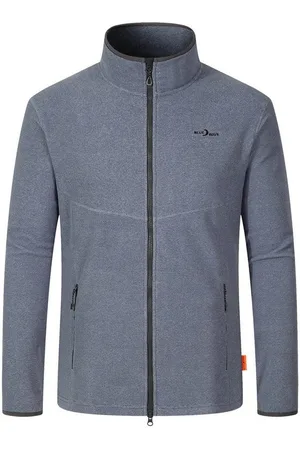 Blue Wave Fleecejacke Herren Jacke Marco in Streifenoptik mit Stehkragen und Reißverschluss - Verkäufer: tomBrook GmbH