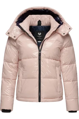 Ragwear Steppjacke Roobie super stylische, gänzende Damen Winterjacke