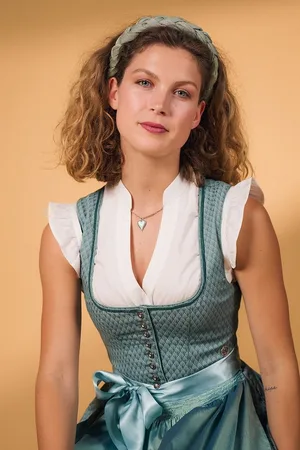 MARJO Dirndl Midi Dirndl 2tlg. - ESLARN II - petrol - Verkäufer: Alpenwahnsinn Tracht & Lifestyle