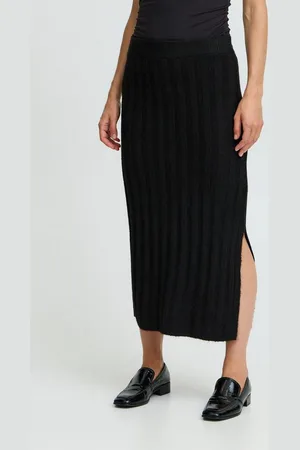 B YOUNG Bleistiftrock BYMARIANNE SLIM SKIRT - eleganter Stickrock - Verkäufer: meinemarkenmode